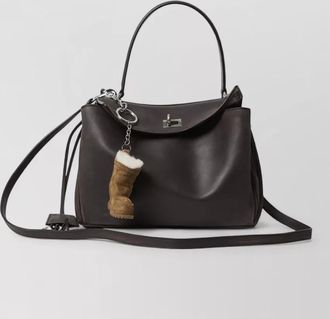 Balenciaga rodeo small leather tote bag
