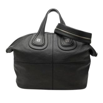 Givenchy Pre-owned Nightingale Satchel - Dames - Pre-owned - Zwart - Maat: ONE Size Leer