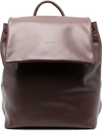 Marsèll Patta leather backpack - men - Calf Leather - One Size - Brown