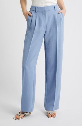 Open Edit The Curator Trousers in Blue Umbra at Nordstrom, Size 00