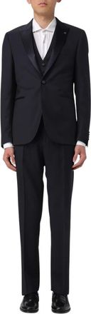 Tagliatore Jurk met vest - Heren - Business pakken - Blauw - L - Kostuums
