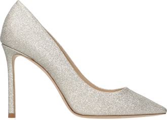 Jimmy Choo London Gold Plastic High Heel Womens Pumps