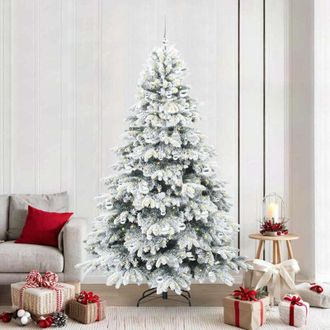 vidaXL &Aacute;rbol De Navidad Artificial Con 300 Led Verde 210 Cm Pe Y Pvc