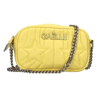 Ga&euml;lle Paris Dames, Tassen, Geel, Maat: ONE Size Leer