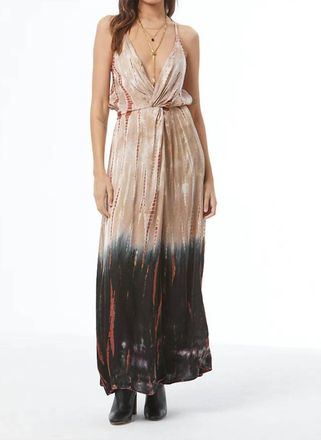 Young Fabulous & Broke Shayna Maxi Dress In Nut Bamboo Ombre