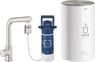 GROHE Rubinetto Red Mono Con Caldaia Taglia M. Acciaio Con Uscita A L