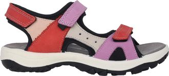 Rohde Rood Paars Mix Dames Sandaal - Dames - Sandalen - Veelkleurig - 35 EU - Schoenen