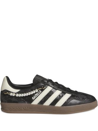 adidas Gazelle Indoor pearl embellished trainers - Black