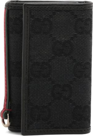 Gucci Portachiavi in tela GG Supreme anni 2000 - Nero