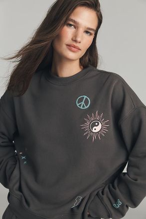 Spiritual Gangster Good Vibes Roam Crew-Neck Sweatshirt