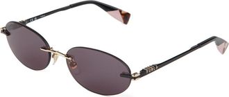 Furla Zonnebril Gepolijst Ros&eacute;goud