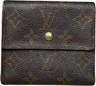 Louis Vuitton Pre-owned Vintage Portemonnee - Dames - Vintage Accessoires - Bruin - ONE Size - Leer - Vintage