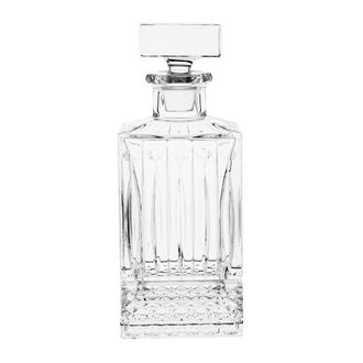 Maisons du monde Botella de vidrio transparente de 0,8 L