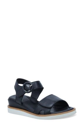 Miz Mooz Eva Ankle Strap Platform Wedge Sandal in Black at Nordstrom, Size 10.5-11Us