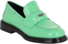 Ferragamo Penny Loafer in Green at Nordstrom Rack, Size 5.5