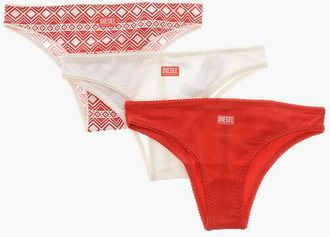 Diesel Set Of 3 Pairs Of Patterned Briefs BONITAS A size Xxs