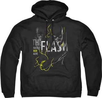 Gildan DC Comics Flash Bold Flash Adult Pull Over Hoodie / Hooded Sweatshirt