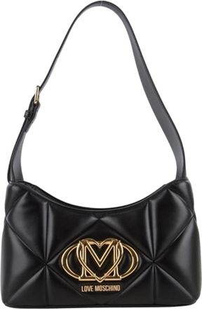 Love Moschino Quilted Shoulder Bag - Dames - Schoudertassen - Zwart - ONE Size - Tassen