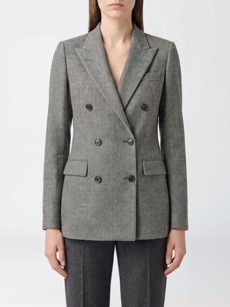 Tagliatore Blazer doppiopetto in misto cotone con motivo chevron