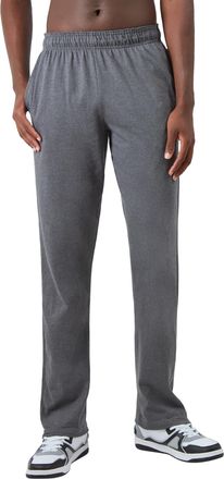 Champion Mens Joggers, Lightweight Athletic Pants, Cotton Sweatpants, 31-36 (Big & Tall) Track, Granite Heather C Patch Logo, X-Large