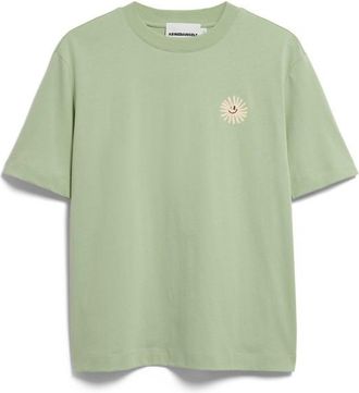 Armedangels Tarjaa Graphic T-Shirt f&uuml;r Damen | gr&uuml;n