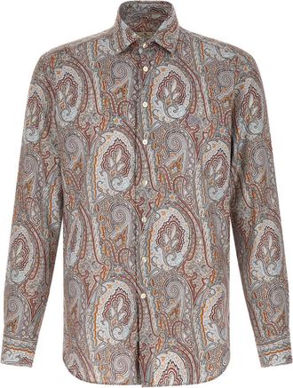 Etro Multicolor Floral Paisley Shirt