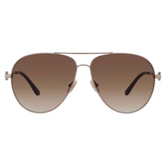 Ferragamo Brown Gradient Pilot Mens Sunglasses SF269S 718 61