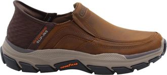 Skechers Klassieke Mocassin Schoenen voor Vrouwen - Heren - Sneakers - Bruin - 44 EU - Schoenen