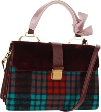 Miu Miu Pre-owned Handbags, female, Red, Size: ONE SIZE Pre-owned Metal Handbag