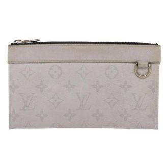 Louis Vuitton Pre-owned Clutches, female, Gray, Size: ONE SIZE Pre-owned Discovery pochette