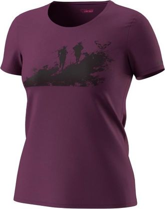 Dynafit Graphic Co S/S Tee T-Shirt f&uuml;r Damen | lila