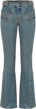 Zadig&Voltaire Bootcut Jeans - Dames - Jeans - Blauw - Maat: W27 Katoen
