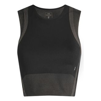 On Running (WMNS) On Running Studo Knit Crop Top Black Eclipse 1WF10250106