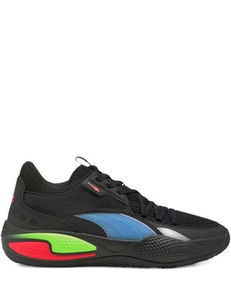 Puma Court Rider Pop Flare sneakers - men - Fabric/Rubber/Fabric/Polyurethane - 7.5 - Black