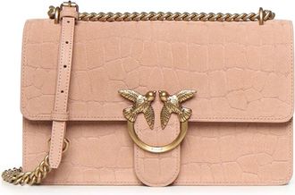 Pinko Cross Body Bags, female, Pink, Size: ONE SIZE Love Bag Borse