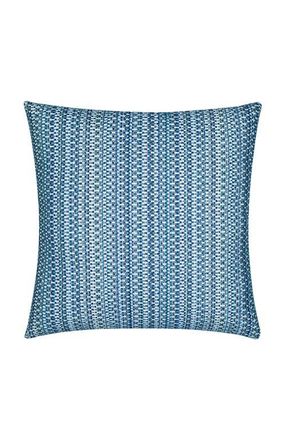 Elaine Smith Kaleidoscope Chenille Micro Check Indoor & Outdoor Woven Accent Pillow in Indigo at Nordstrom, Size 20X20
