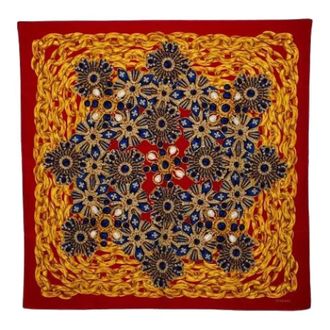 Chanel Pre-owned Scarf - Dames - Pre-owned - Veelkleurig - Maat: ONE Size Zijde