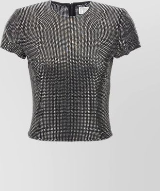 Giuseppe Di Morabito embellished mesh t-shirt