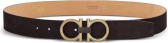 Ferragamo Cintura con fibbia Gancini - Marrone
