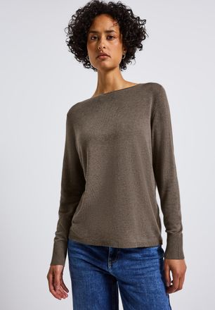 Street One Strickpullover mit U-Boot-Ausschnitt