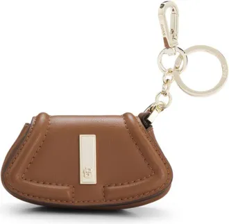 BOSS Ariell key ring with gold-tone hardware