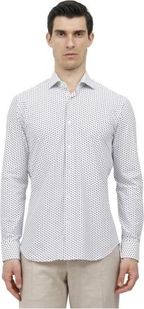 Caliban Long Sleeve Shirt - Heren - Casual Overhemden - Blauw - L - Katoen - Overhemden