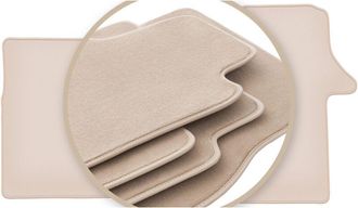 OEM Alfombrillas Premium Beige Para: Renault Trafic Iii Furgoneta 2014