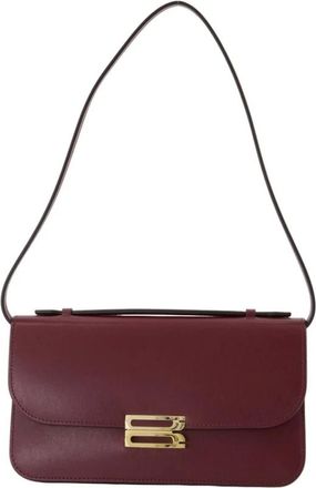 Victoria Beckham Shoulder Bags, female, Red, Size: ONE SIZE Midi Dorian Pochette