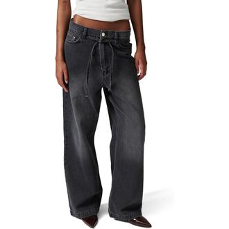 Day Birger Et Mikkelsen Elijah Denim Straight Leg Jeans in Black at Nordstrom, Size 10
