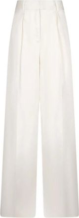 Jil Sander Dames, Broeken, Wit, Maat: XS Satijn