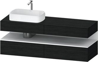 Duravit Duravit - Qatego Consola Mueble Bajo Lavabo, 2 Cajones, 2 Cajones