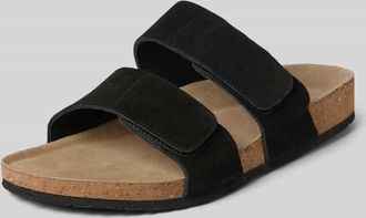 Jack & Jones Jack & Jones Sandalette aus Kalbsleder Modell MALTA in Black, Gr&ouml;&szlig;e 40