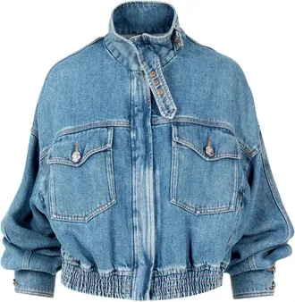 Sportmax SportMax Coats Denim - Dames - Jassen - Blauw - Maat: S Denim