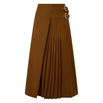 Alberta Ferretti Dames, Rokken, Bruin, Maat: M Zijde